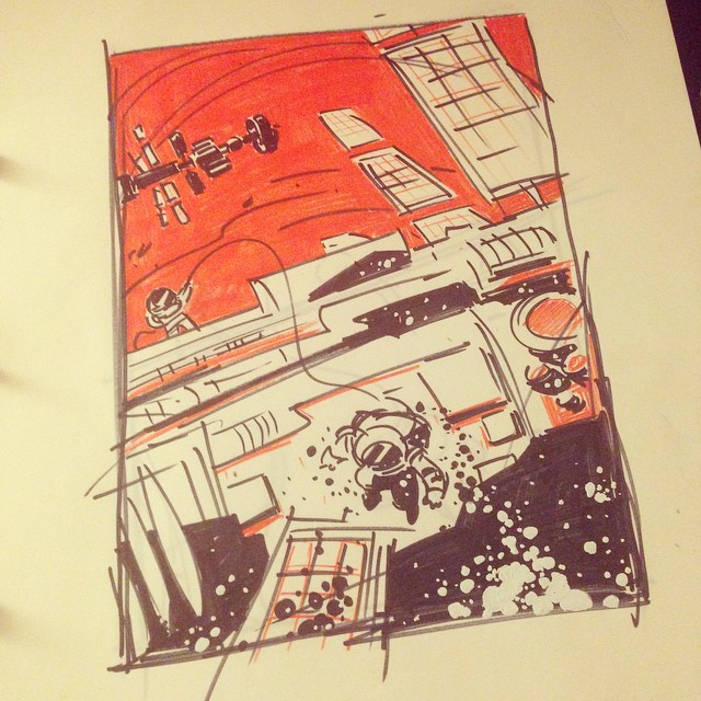 Space station – started as a sketch and just kept going